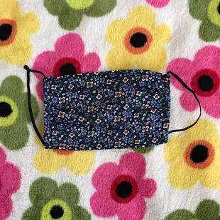Blue foral mask for $9 !!