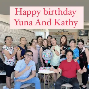 Happy birthday Yuna And Kathy