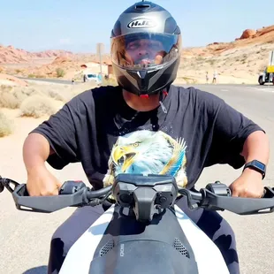 1st time riding a Ryker, one of the coolest experiences. I rode all the way to the Valley of Fire.