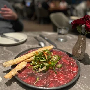 Beef carpaccio