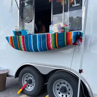 The front of the truck