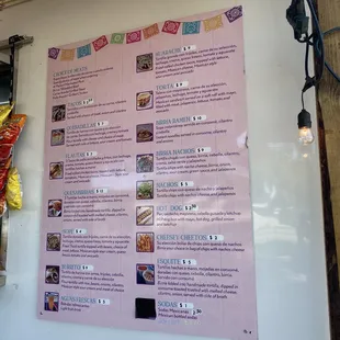 Menu Yummmmm!