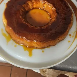 Flan postre