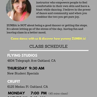 BAY AREA OAKLAND ZUMBA CLASSES FUN COMMUNITY FITNESS