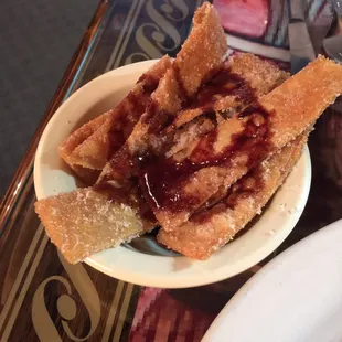 Dessert. Even better that it was free. Yum.