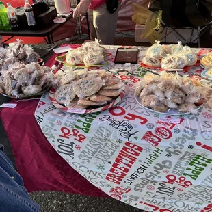 Pop up tent for light up Fairdale event