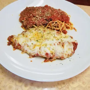 Chicken Parmigiana.