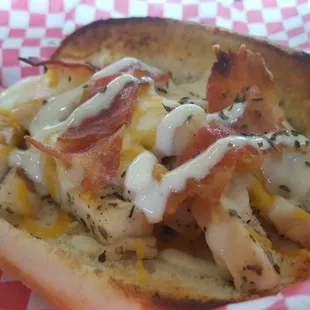 Chicken, Bacon, Ranch Sandwich, a local favorite!