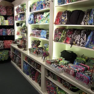 Adrians has a tremendous selection of Vera Bradley...we stock just about every item that Vera makes...you will LOVE IT!