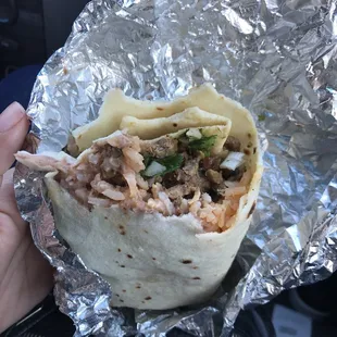 Carne Asada Burrito