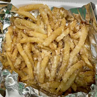 Garlic-parmesan fries