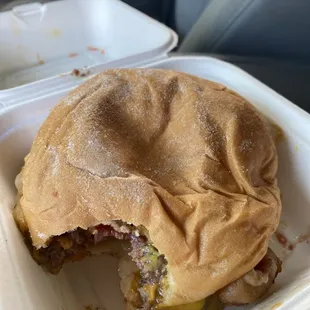 The OG smash with bacon! Awesome!