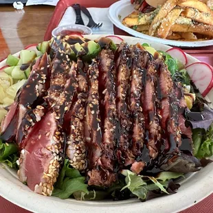 Seared Ahi Tuna Salad Bowl