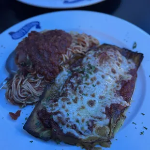 Amazing eggplant parmigiana