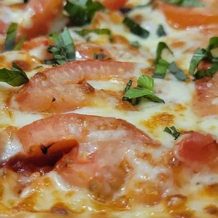 Margherita Pizza close up