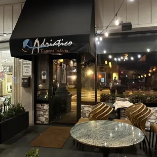 outside of restaurant