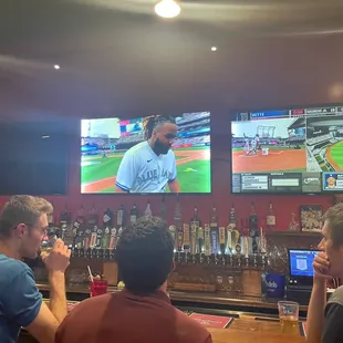 Bar with TVs