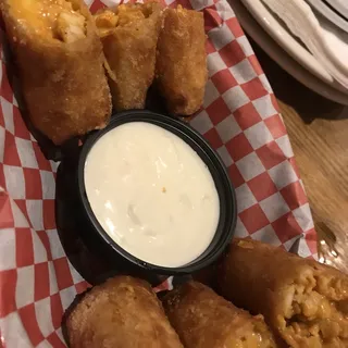 Buffalo Chicken Egg Rolls