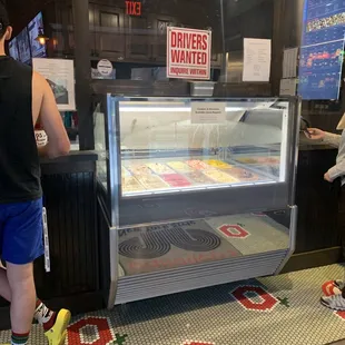Gelato counter