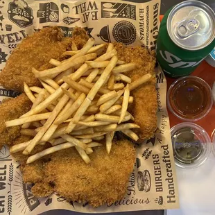 Chicken tender combo meal