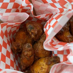 Honey lemon pepper wings