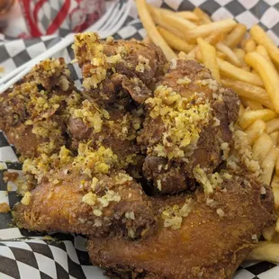 Garlic lemon pepper