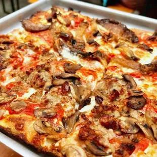 Half Pan White Old Fashioned Square