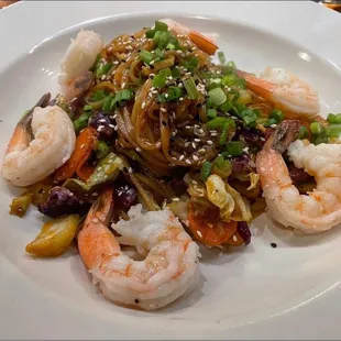 Fried Noodles with shrimp