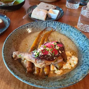 Housing glazed chicken