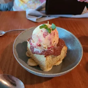 A strawberry basil dessert I can't recall the name of. But wow.