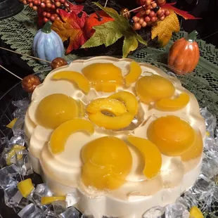 Thanksgiving Desserts Peaches and Cream