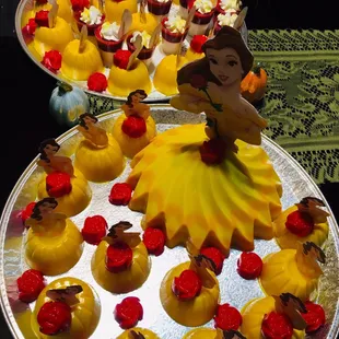 Birthday Belle Theme Jello