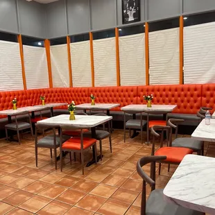 the interior of a restaurant