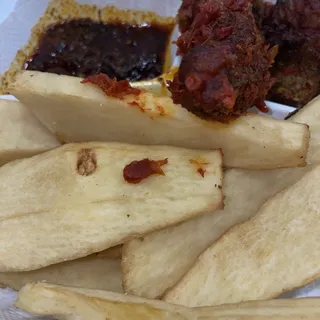 Fried Yam with Special Sauce (Isu Didndin)