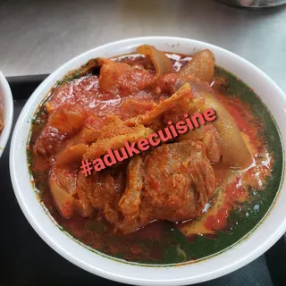 Amala, Gbegiri Ati Ewedu Pelu Obe Orisirisi