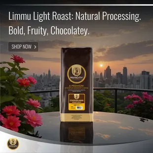 Authentic Ethiopian coffee. Limmu Light Roast!!