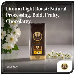 Authentic Ethiopian coffee. Limmu Light Roast!!