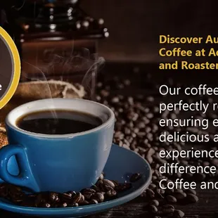 a cup of coffee on a saucer