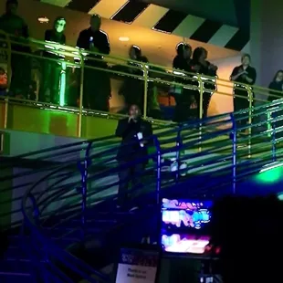 The fashion show begins!