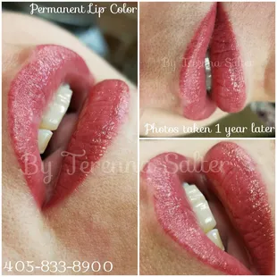 Full Color Tattooed Lips