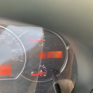 Miles that were ran up on my car