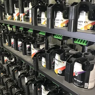 Matrix paint mixing system