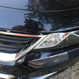 Grill is sticking out.