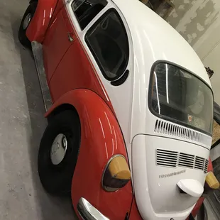 '71 Super Beetle complete paint job