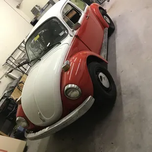 '71 Super Beetle complete paint job