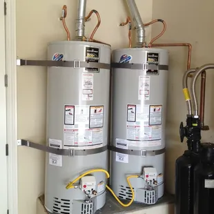 Dual Water Heater installation