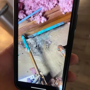 Our Leak prior to fixing