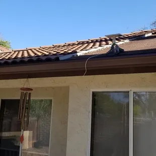 Worked around my Ring Cam and Solar Charger so I didn't have to take it down.