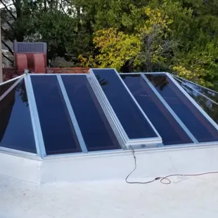 Custom Skylight from different angle with operable.