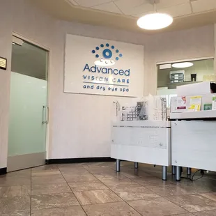 Lobby and front desk area